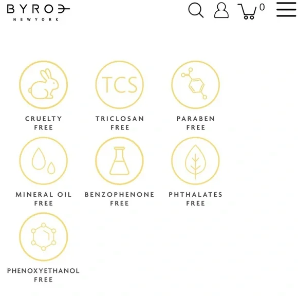 BYROE New York Hydrangea Tea Intensive Hydration Serum - Gold and White - Picture 7 of 7